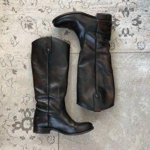 Frye Melissa Leather Riding Boot - size 7